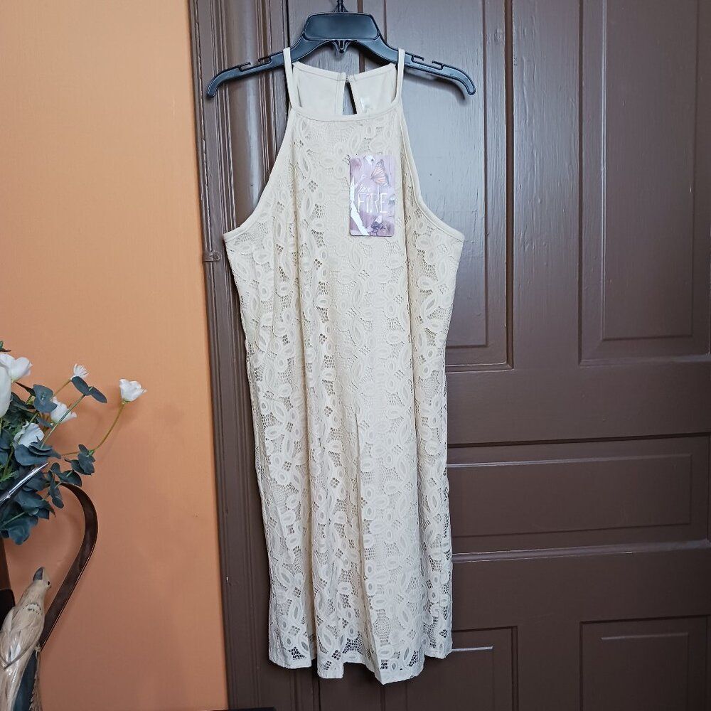 Love Fire Women's Midi Sleeveless Dress size L